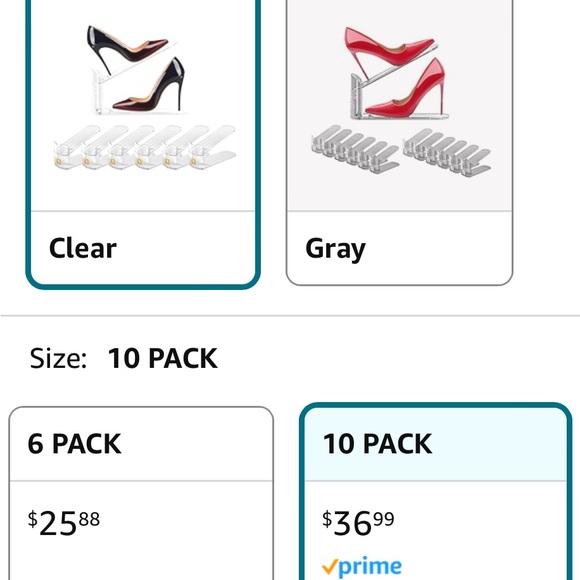 Closet Shoe- organizer for shelves - Picture 2 of 4